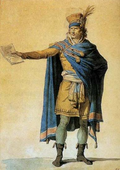 Jacques-Louis  David The Representative of the People on Duty Germany oil painting art